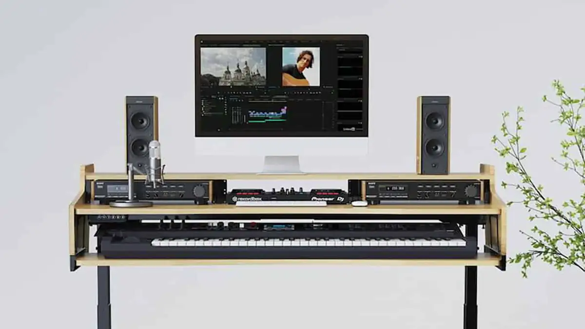 Flexispot ESD1 - ein höhenverstellbarer Tisch fürs Studio