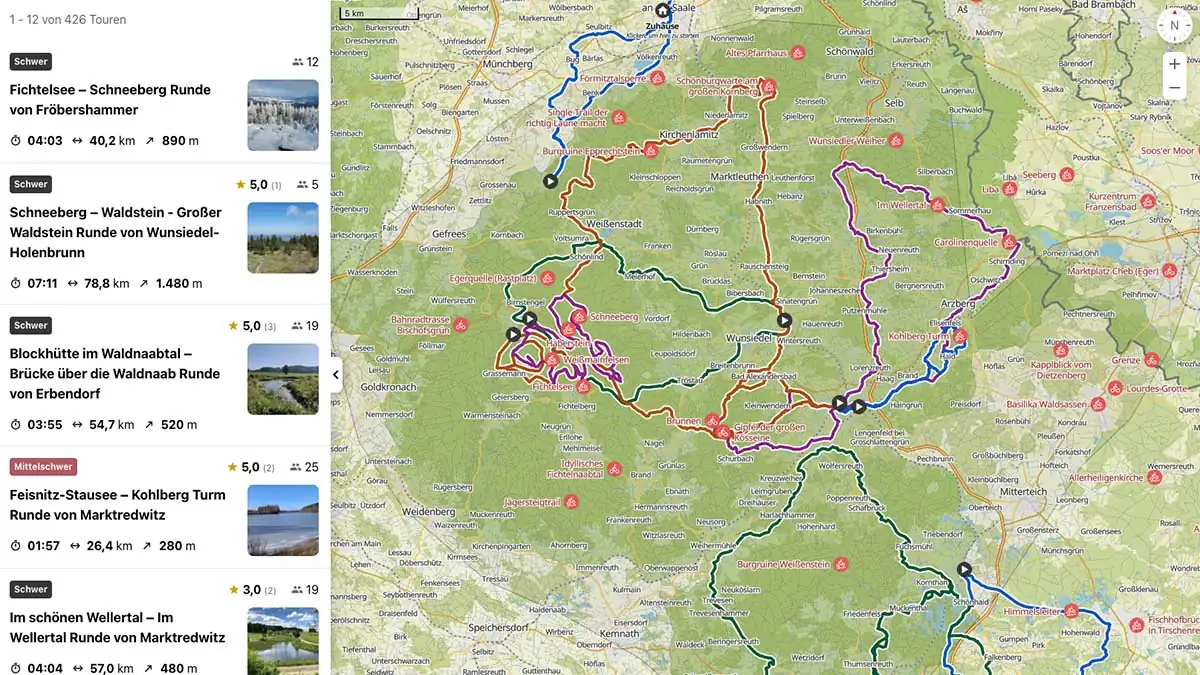 Komoot verkauft - Daten sichern und Alternativen