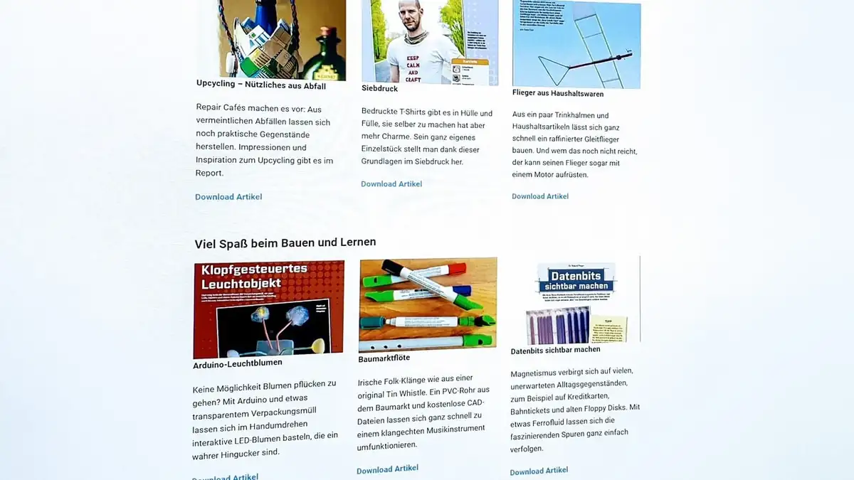 Lernend durch die Krise: 150+ kostenlose Make-Artikel als PDF