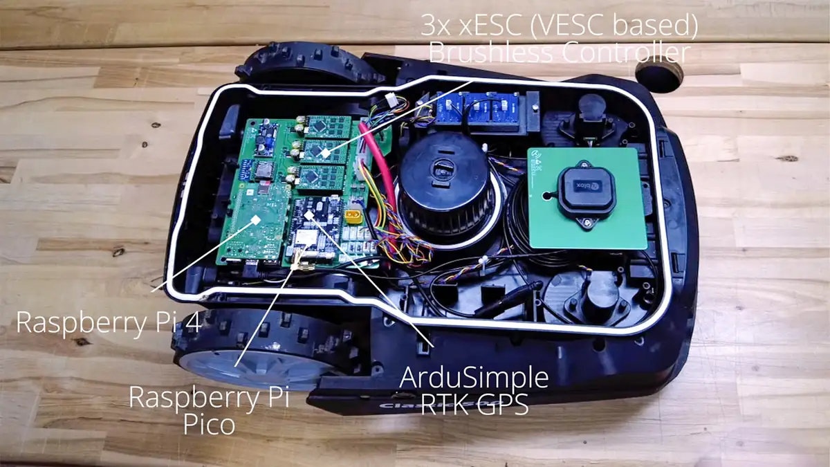 OpenMower - Mähroboter mit GPS/RTK auf Basis von Yardforce Mähern
