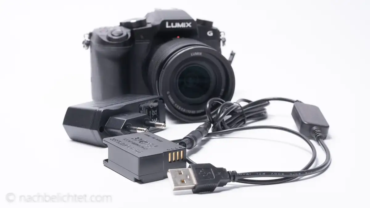 Panasonic Lumix G81 und andere Kameras per USB mit Strom versorgen